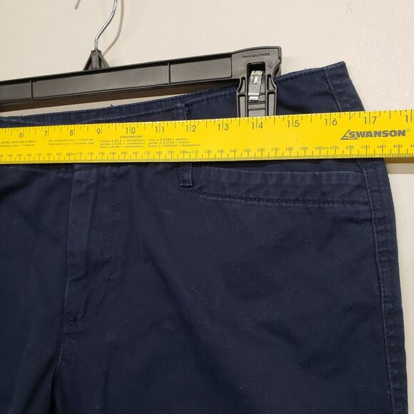 Lauren Ralph Lauren Blue Chino Cropped Capri 6 - Picture 9 of 9